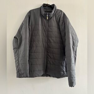 Elevate Men's Lightweight Quilted Jacket Charcoal Gray XXL